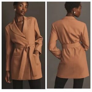NWT Anthropologie Mare Mare Classic Tie Blazer Jacket 2X